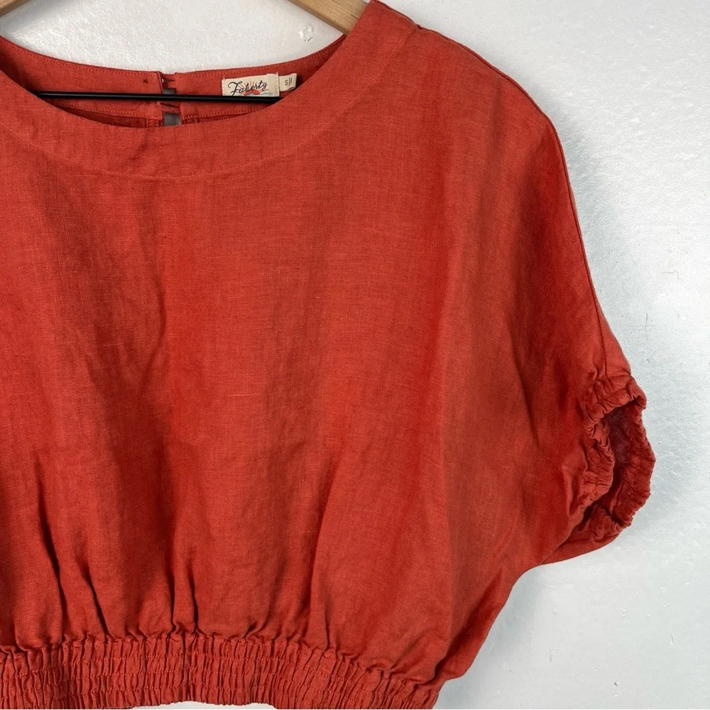 Faherty Cala Linen Top - Picture 6 of 9